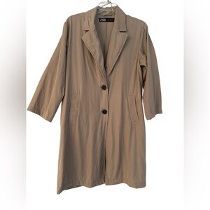 Zara Women's Beige Trench Coat